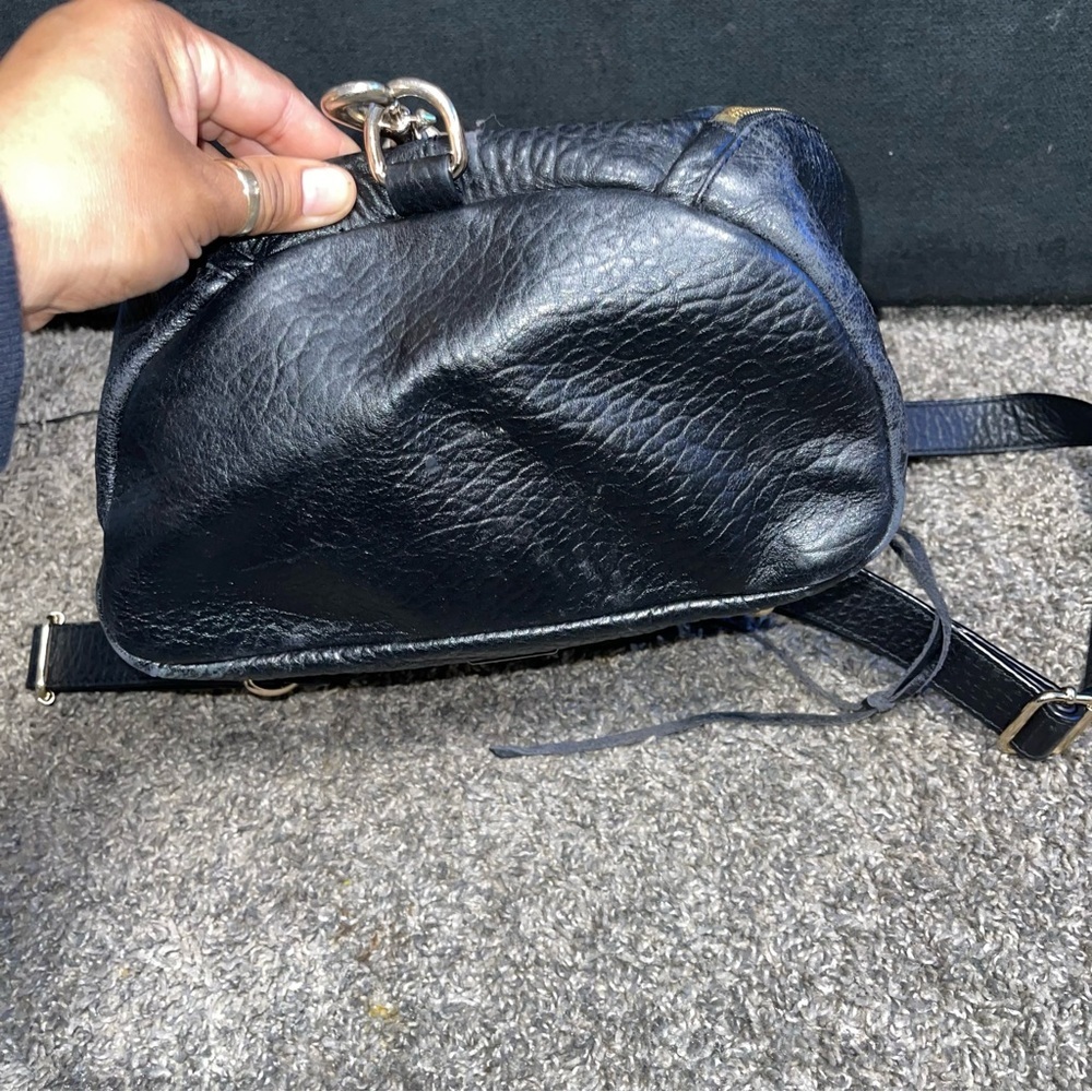 Rebecca Minkoff Black 100% Leather Julian Backpack - Picture 4 of 12